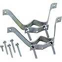 Channel Master 3" Wall Mount - Sturdy Steel Bracket for Secure TV Antenna & Mast Installation, Weather-Resistant, Supports Masts/Poles, Up-to 2.5”