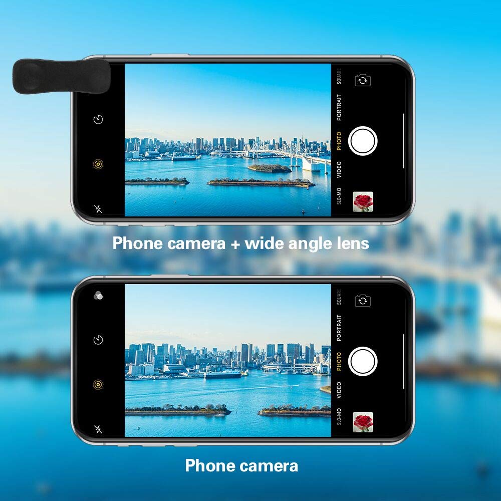 Phone Camera Lens Kit (13 Pieces) for iPhone 11 Xs 10 8 7 6 Plus SE Samsung and Most Andriod Phone- Wide Angle Lens & Macro Lens+Fisheye Lens and More