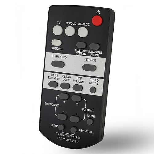 Replacement Remote Control Compatible for Yamaha ATS1050 & ATS-1050