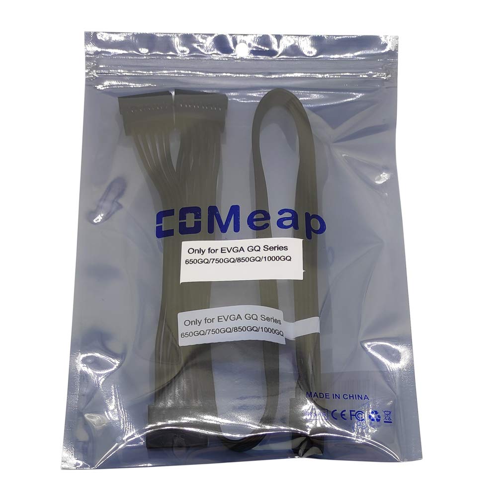 COMeap SATA Power Cable for EVGA GQ Series Semi Modular PSUs, 6 Pin to 3X 15 Pin SATA Hard Drive Adapter Splitter 20-in(50cm)