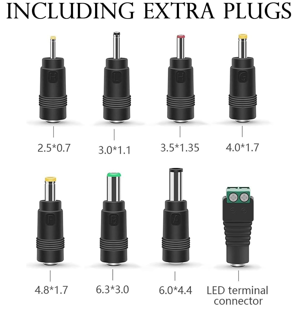 26V 1A Power Supply Charger Cable (Input AC 100V-240V, Output DC 26 Volt 1 Amp 26 Watt) Adapter Transformer Converter DC 5.5mm x 2.1mm / 5.5mm x 2.5mm