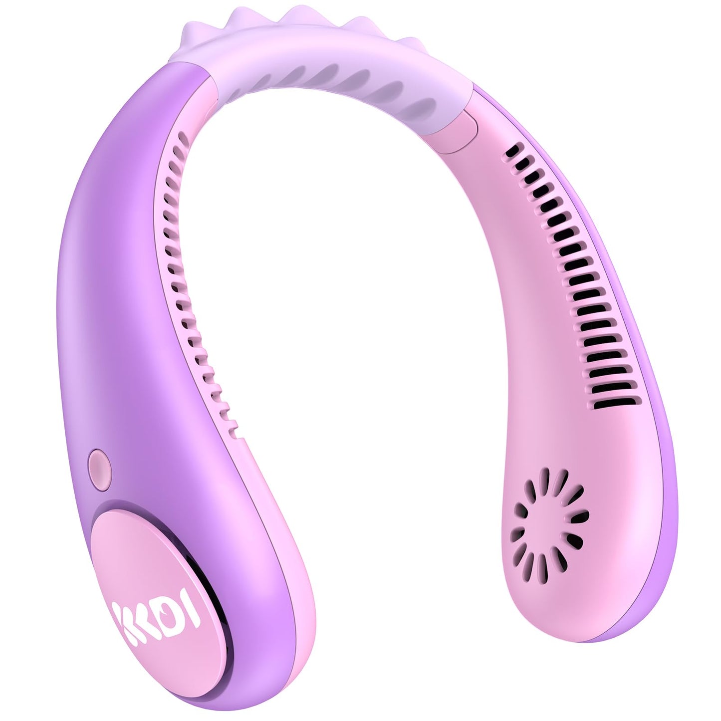 Kids Portable Neck Fan, Bladeless Fan for Kids, Safe Kids Rechargeable Cooling Fan for 4-14Y Girls, 2600mAh Personal Fans for Your Neck, 4 Speeds