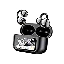 Micool Bluetooth Ear Clip Headphones with Color Touch Screen, Hi-Res Audio & APP Control, 40H Playtime Wireless Earbuds, All-Day Comfort Fit…