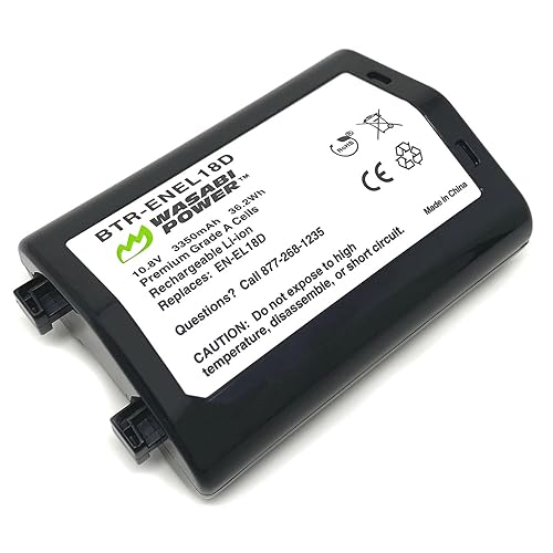 Wasabi Power Battery for Nikon EN-EL18d and Nikon Z9, D4, D4S, D5, D6
