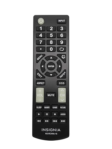 Insignia Tv Remote Control Insignia Ns-rc4na-16 Nsrc4na16 LED Tv Remote Control for Ns-55d420na16 Ns-60e440na16 Ns-60e440mx16 Ns-28dd220na16