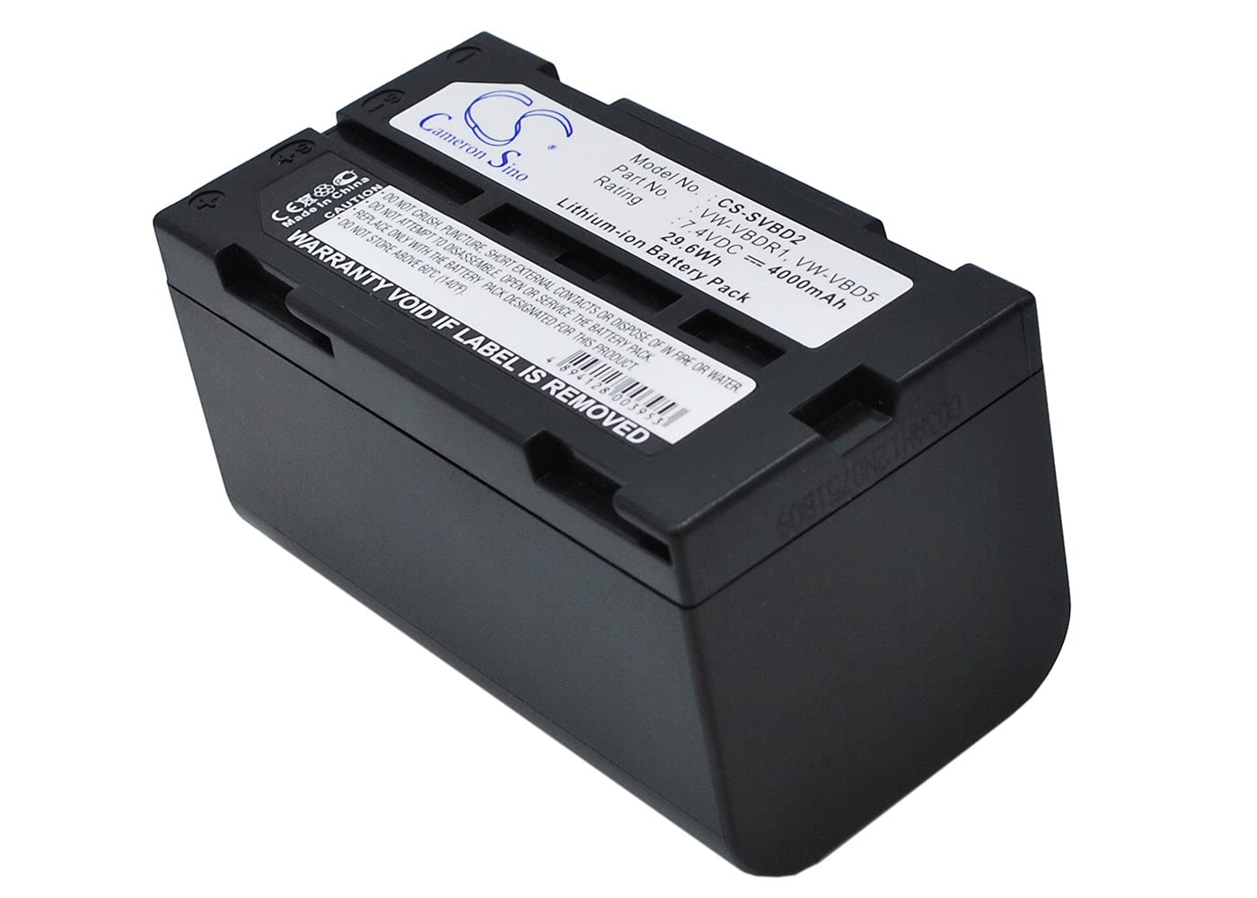 VI VINTRONS 4000mAh Battery for HITACHI VM-H650, VM-H650A, VM-H655LA, VM-H755, VM-H755LA
