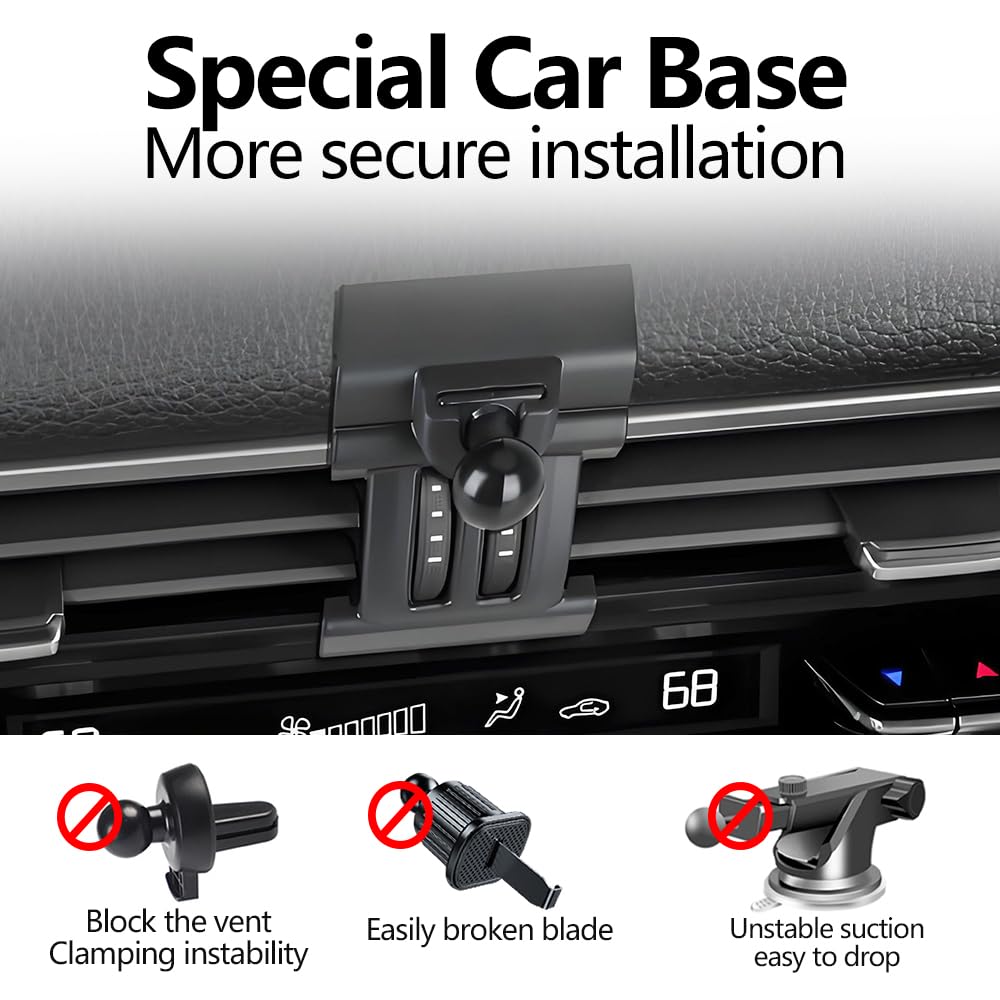 JIEZMO Car Magnetic Phone Mount for Mazda CX-90 CX90 2024 2025 2026 and Mazda CX-70 CX70 2025 2026 Auto Interior Accessories Best Cellphone Holder