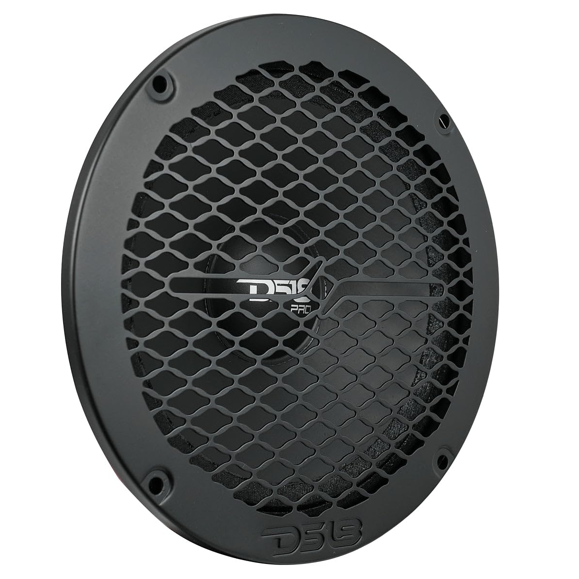 DS18 PRO-GRILL6MS/BK PRO 6.5" Slim Metal Mesh Speaker Grill - Universal Fit 6.5 inches - Protective Speaker Cover Mesh - Protect Your Speakers - Black