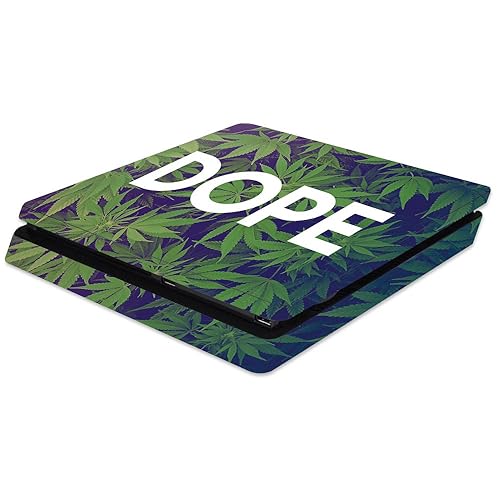 MightySkins Skin Compatible with Sony PS4 Slim Console - Dope | Protective, Durable, and Unique Vinyl Decal wrap Cover | Easy to Apply, Remove,