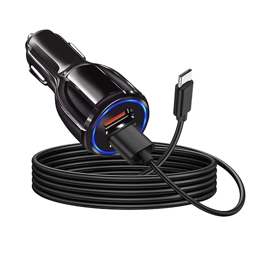 Fast Car Charger USB C Charging Cable Cord for Moto G Pure, Stylus 5G, Power, Play, One 5G Ace, G60S, G200, G9, G8, G7, Ultra Z4, G60, G22, G72, Edge