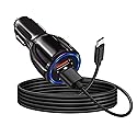Fast Car Charger USB C Charging Cable Cord for Moto G Pure, Stylus 5G, Power, Play, One 5G Ace, G60S, G200, G9, G8, G7, Ultra Z4, G60, G22, G72, Edge