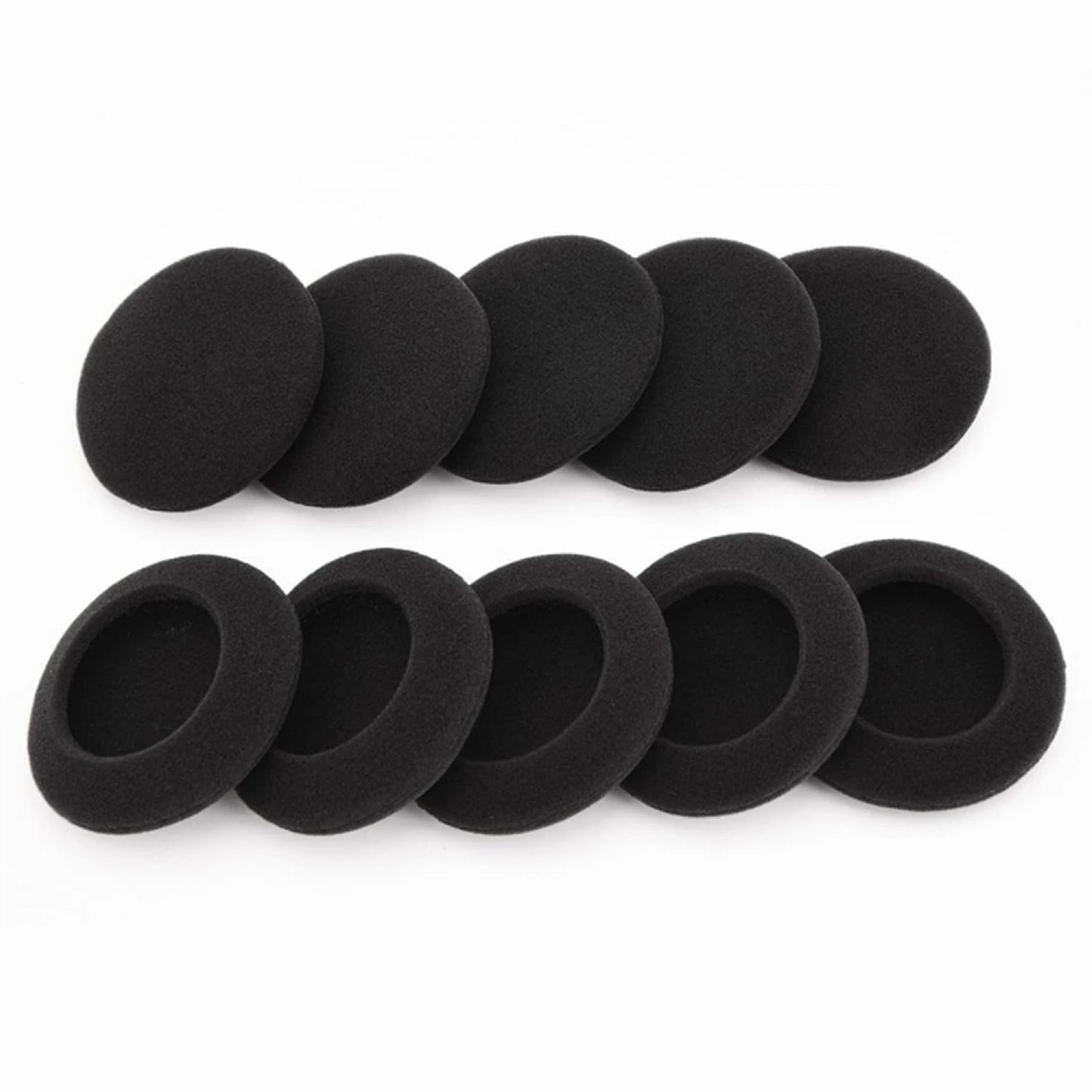 VEVER 10 Pairs 40 mm (1.5 Inch) Replacement Sponge Earpads Foam Pad Ear Cover for Philips Sony headphone (with VEVER LOGO package)