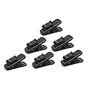 Mini Skater 1 Inch Length Small Earphone Wire Clips Headphone Mount Cable Clothing Clip Earbud Clip to Keep Earphone/Microphone Cord in Place for
