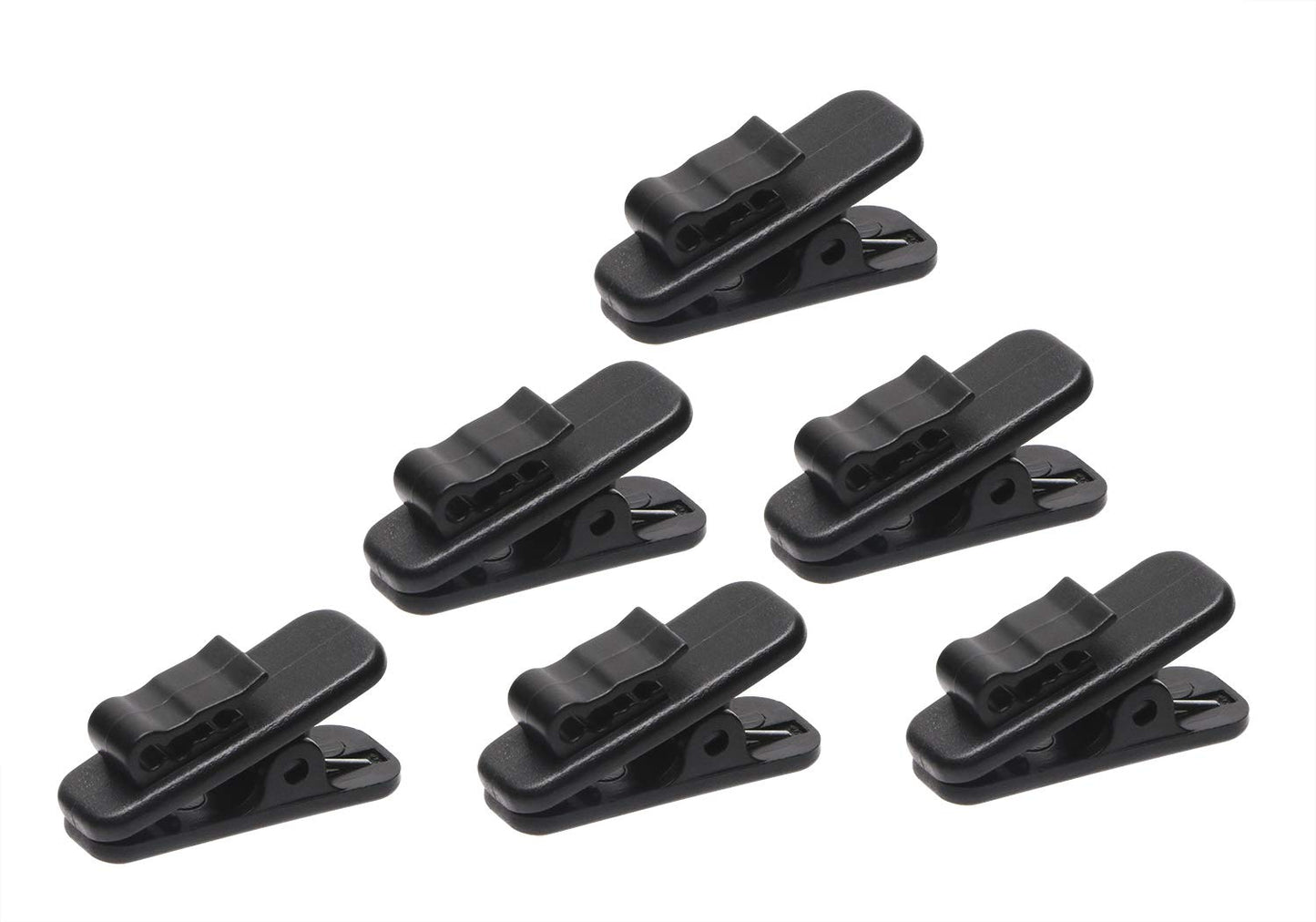 Mini Skater 1 Inch Length Small Earphone Wire Clips Headphone Mount Cable Clothing Clip Earbud Clip to Keep Earphone/Microphone Cord in Place for