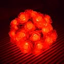 Hann® 30 LEDs Solar String Landscape Lights 20FT Romantic Rose Solar LED Patio String Waterproof Christmas Lights Outdoor Solar Powered Lamp