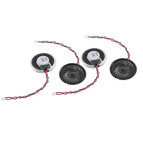 uxcell 4pcs 1W 8 Ohm 2Pin Connector Magnet Speaker Loudspeaker 28mm Dia