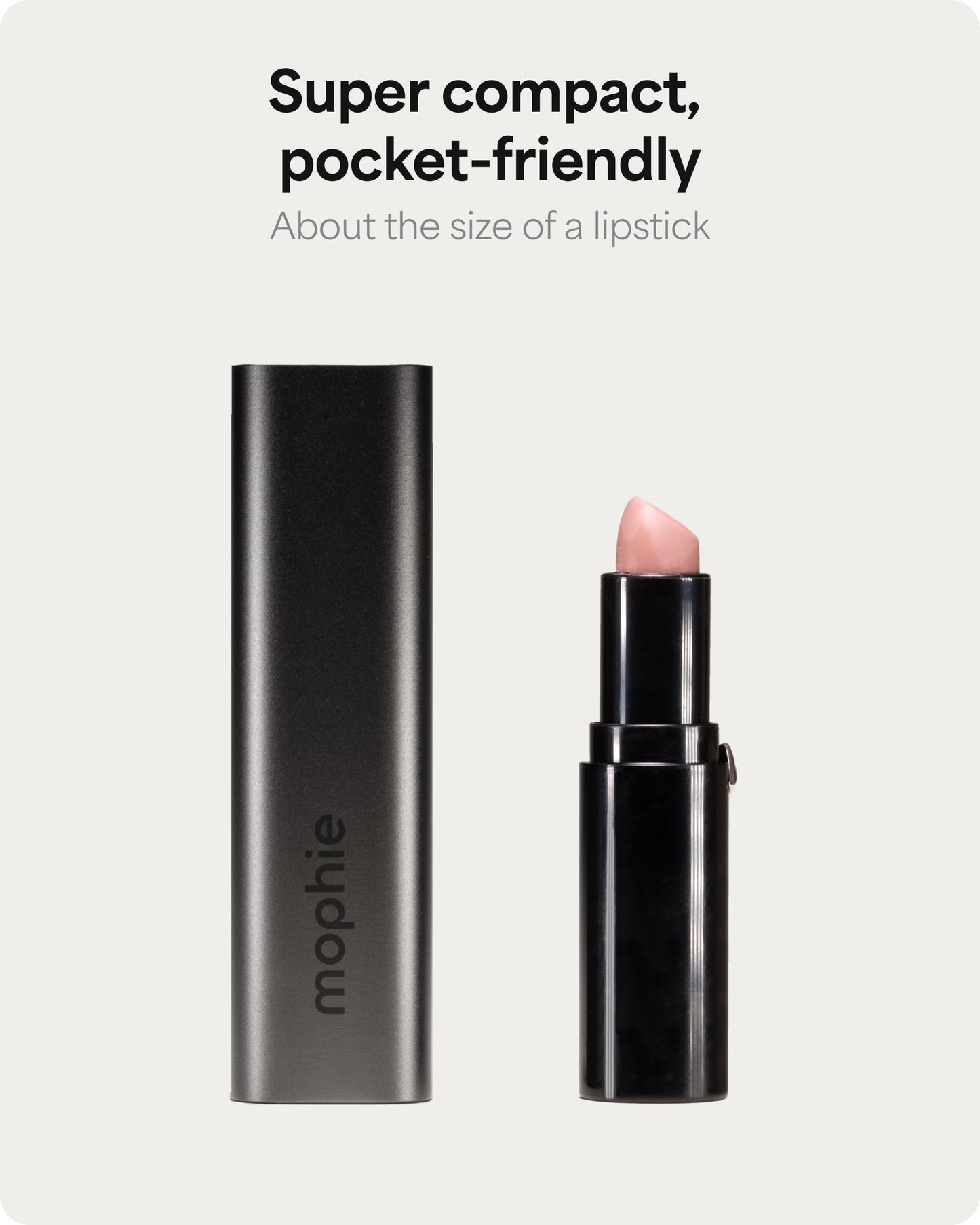 Mophie Powerstation Fast 5,000mAh Power Bank |Portable | 20W, Single-Device