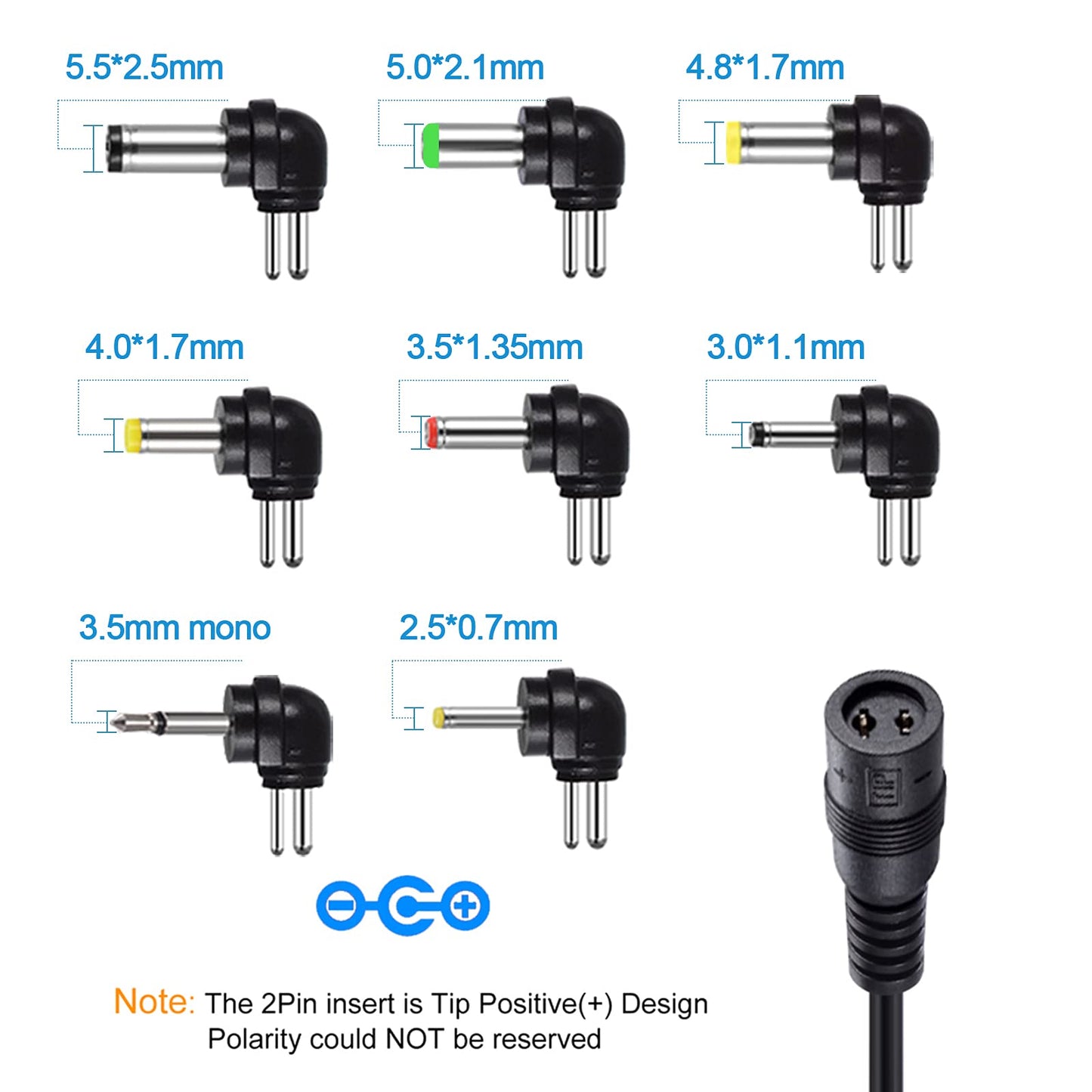 SoulBay 12W Universal Multi Voltage AC/DC Adapter Switching Power Supply with 8 Selectable Adapter Plugs, Suitable for 3 V to 12 V Device