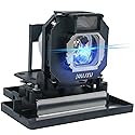 QUJXU ET-LAE4000 Replacement Lamp Bulb with housing for Panasonic PT-AE4000/PT-AE4000U/PT-AE4000E Projector Lamp