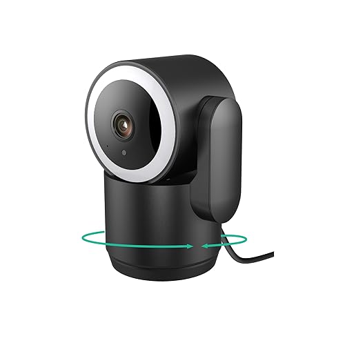 Luna 2K Indoor Cameras for Home Security, 2.4GHz & 5GHz WiFi, 360-Degree Pan-Tilt, Built-in Spotlight, Human Auto Tracking, Siren, Pet/Dog/Baby Camera