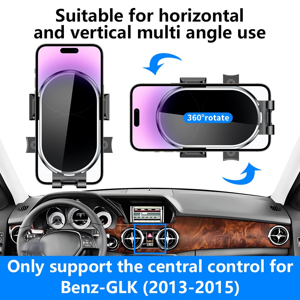 YEGZA Car Phone Holder for Mercedes Benz GLK Class 2013 2014 2015 GLK350 GLK250 Auto Accessories Navigation Screen Bracket Interior Decoration