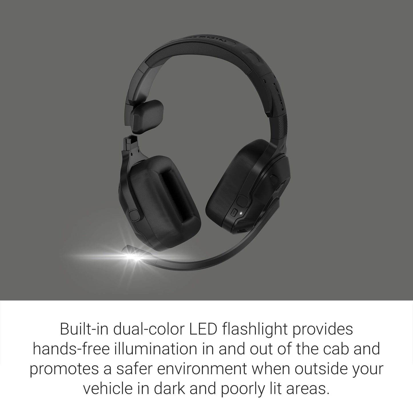 Garmin dēzl™ Headset 210, 2-in-1 Premium Trucking Headset, Active Noise Cancellation, Long Battery Life, 60 Hours of Talk Time, Built-in LED…