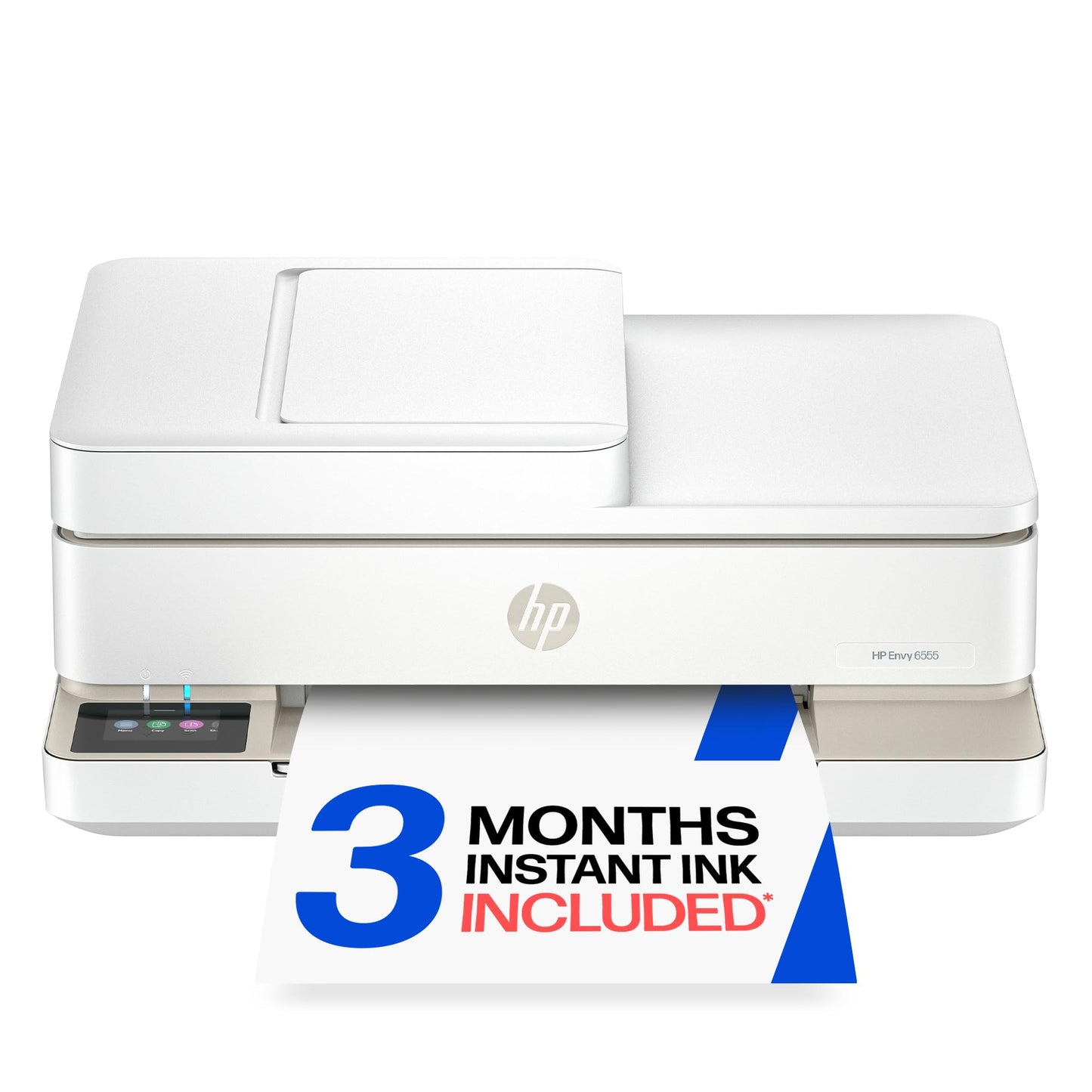 HP Envy 6555 Wireless All-in-One Color Inkjet Printer, Print, Scan, Copy, Duplex Printing Best-for-Home, 3 Month Trial of Instant Ink Included