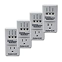 Nippon America 4 Pack Voltage Protector Brownout Surge Refrigerator 1875 Watts Appliance NEW