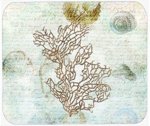 Caroline's Treasures SB3040MP Beach Sea Whip Coral Mouse Pad, Hot Pad or Trivet for Home Office Gaming Working Computers Laptop Mouse Mat,Washable