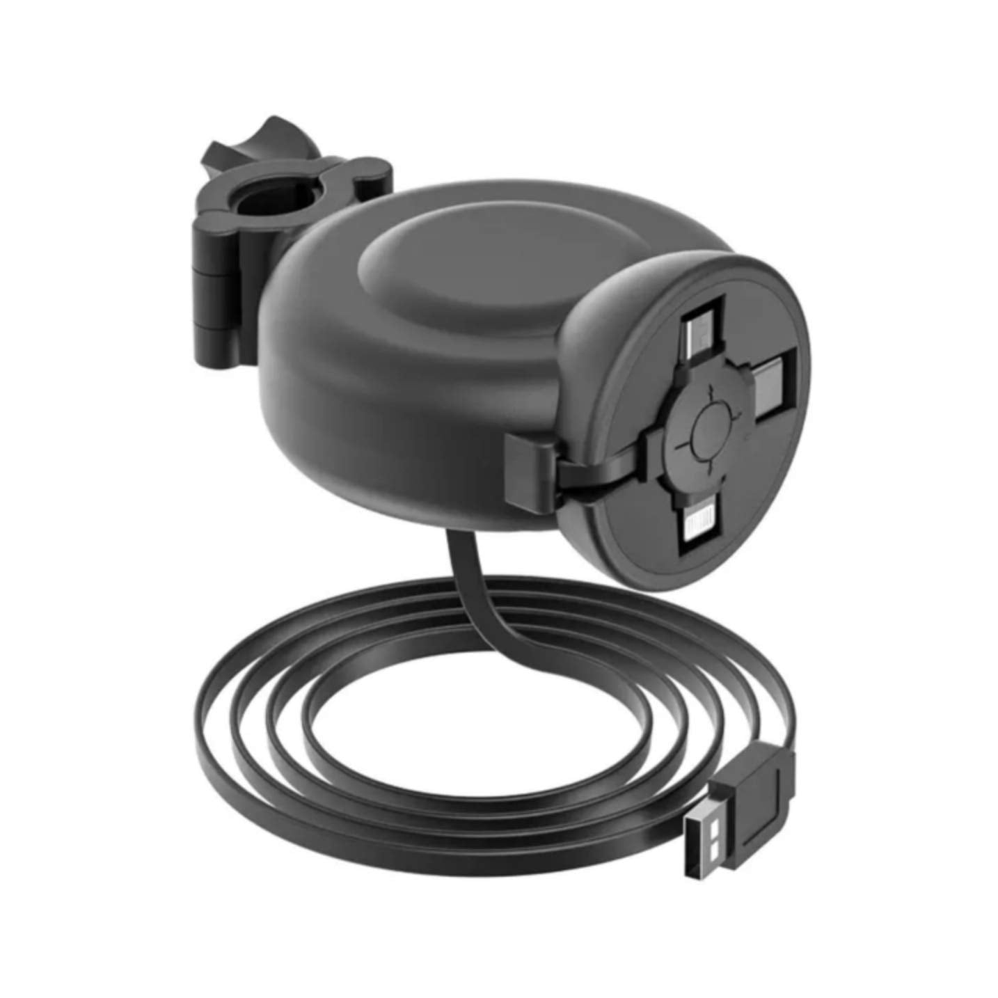 Liphontcta Car Headrest Retractable Cord 3 in 1 Power Charging Cable for Backseat Passengers