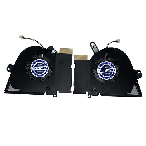 LANDALANYA Replacement New Laptop CPU and GPU Cooling Fan for ASUS TUF Dash F15 FX516 FX516P Air RTX3070 Series DFSCK22D05883L FNAR 13NR0760P02011