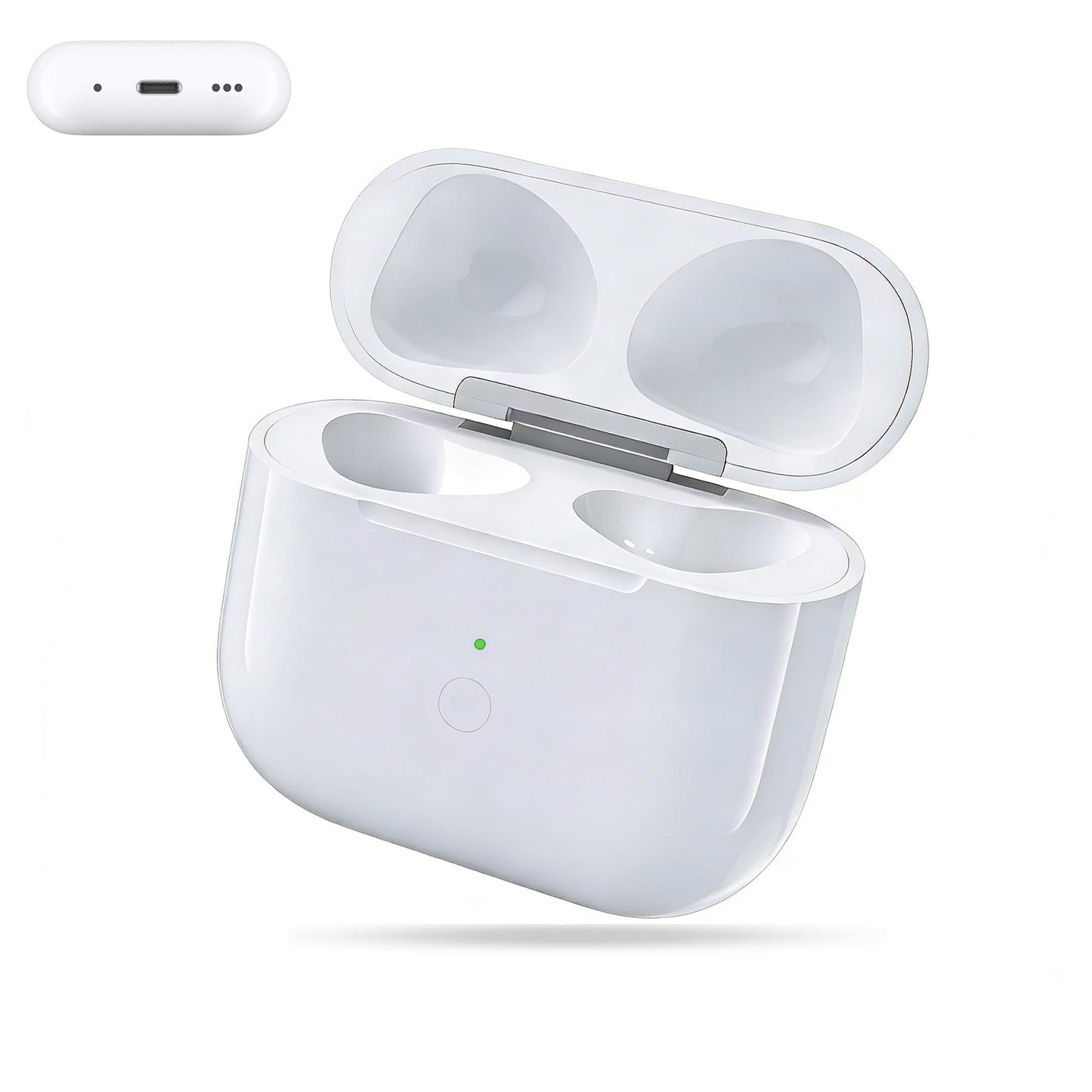 Replacement Charging Case for AirPods 3rd Generation, Only Compatible with AirPod 3rd Gen Charging Case (Not Pro 3), with Pairing Sync Button, No
