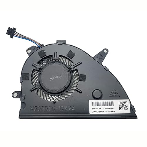 Fleshy Leaf CPU Cooling Fan Replacement for HP Pavilion 15-CW 15-CS 15-CS0003CA 15-CS0051WM 15-CS0053CL 15-CS0061ST 15-CS0072WM Series TPN-Q210