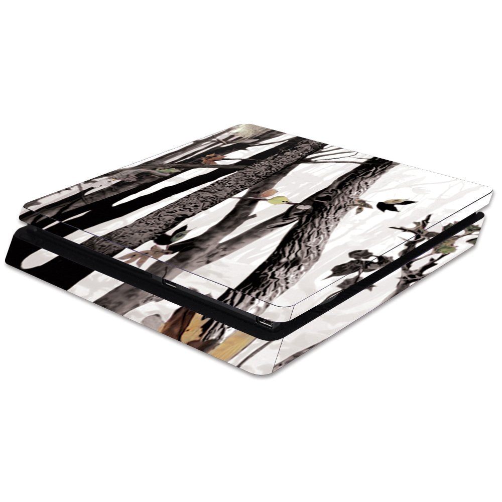 MightySkins Skin Compatible with Sony PS4 Slim Console - Artic Camo | Protective, Durable, and Unique Vinyl Decal wrap Cover | Easy to Apply, Remove
