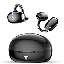 Mkilp Bejia Clip on Earbuds Wireless, Lightweight Open Ear Earbud with Physical Button, Deep Bass Sound Bluetooth 6.0 Headphone Support Dual-Device…