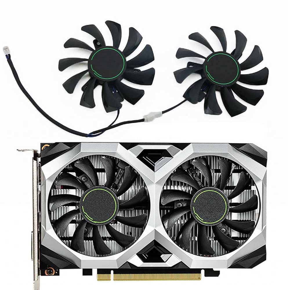 Rakstore HA8010H12C-Z 75mm Graphics Card Cooling Fan Replacement for MSI GTX 1650 GTX 1650 Super Ventus XS Quiet Cooler Fan