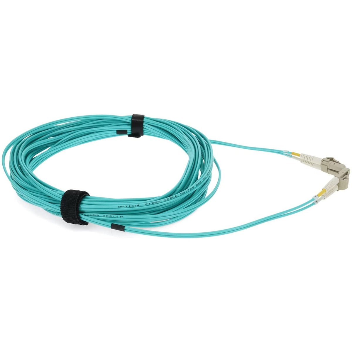 AddOn 10m LC (Male) to LC (Male) Aqua OM4 Duplex Fiber Plenum-Rated Patch Cable