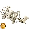 Miwayer Universal Microphone Shock Mount,Most Advanced Cobweb Anti-Vibration Structure Compatible with 1.6-1.8"(42-47mm) Large Diameter Condenser