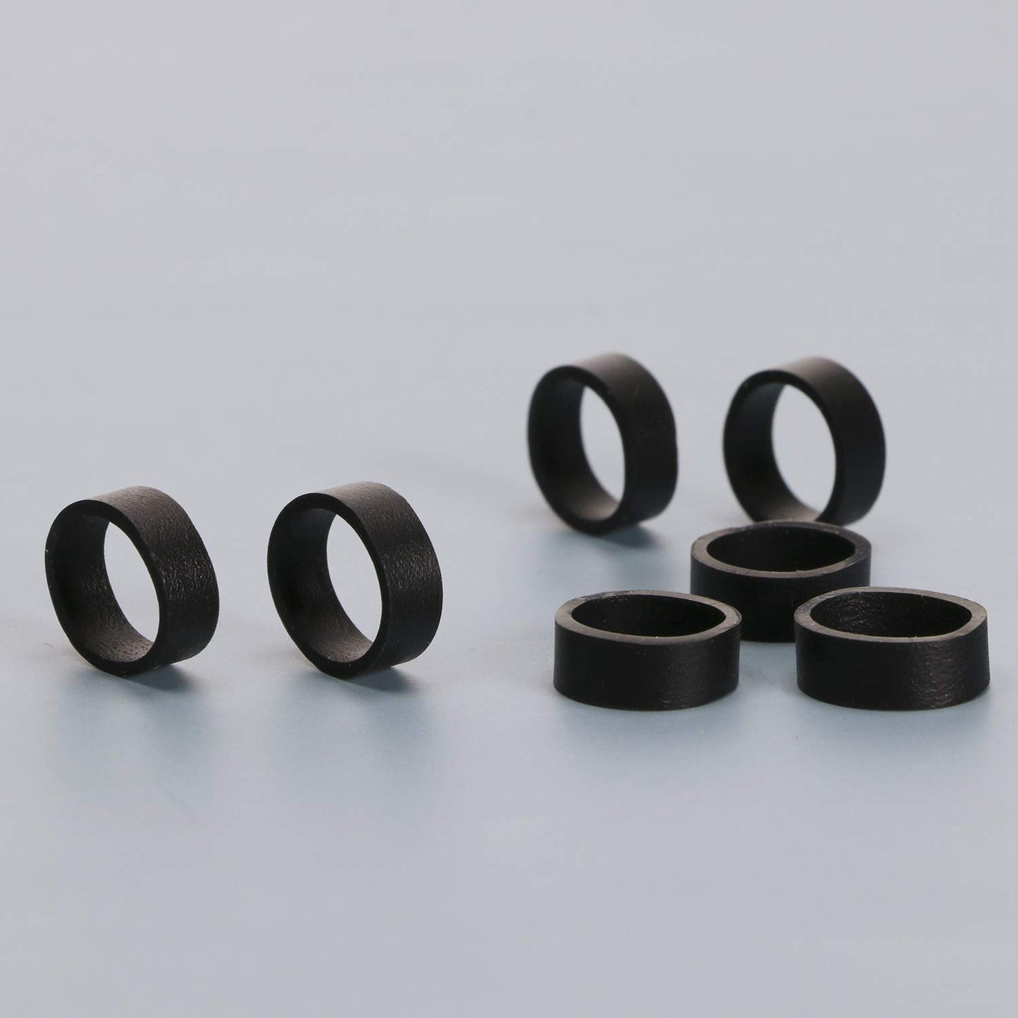 ONLYKXY 200 Pieces Silicone Cable Ties, Data Lines Silicone Cord Ties, Reusable Rubber Rings, Power Cable Tie Straps, Elasticity Coil Ring, Rubber