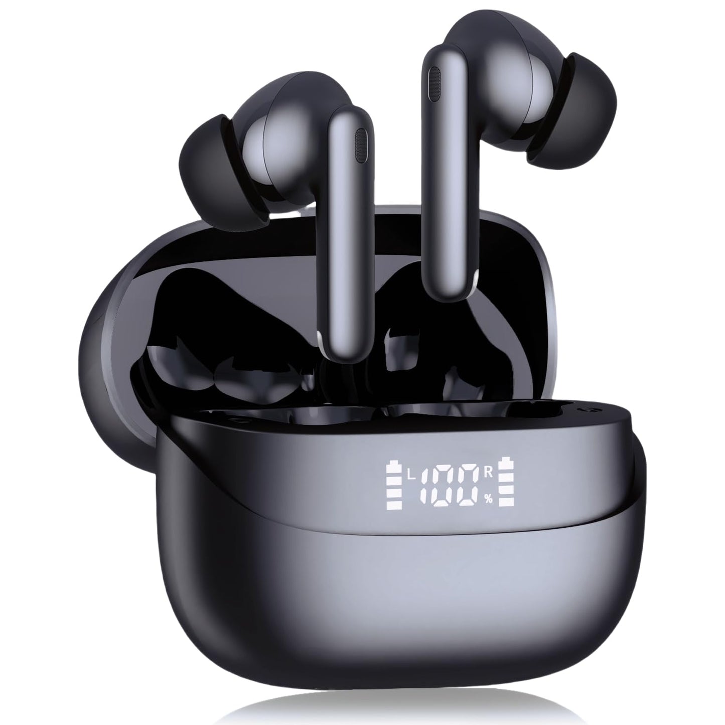 AIMUZIKEER Wireless Earbuds A8 PRO Bluetooth Earbud & in-Ear Headphones Deep Bass Clear Call, IPX7 Waterproof Ear Buds Wireless Earphones, 36Hrs