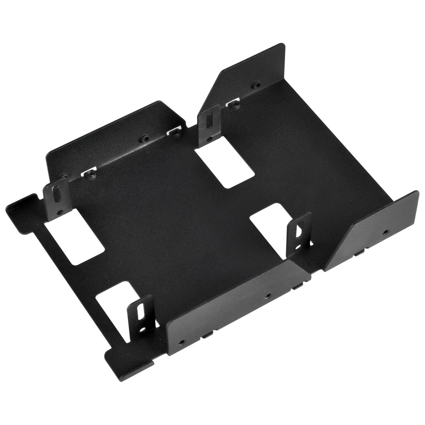 SilverStone Technology 3.5-Inch to 3 X 2.5-Inch Internal Hard Drive HDD/SSD Bay Converter, Black SDP08B-E