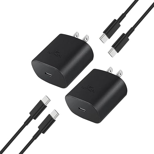 2Pack 45W Charger for Samsung Super Fast Charger Type C, USB C Super Fast Charging for Samsung Galaxy S23 Ultra/S23/S23+/S22/S22 Ultra/S22+/Note