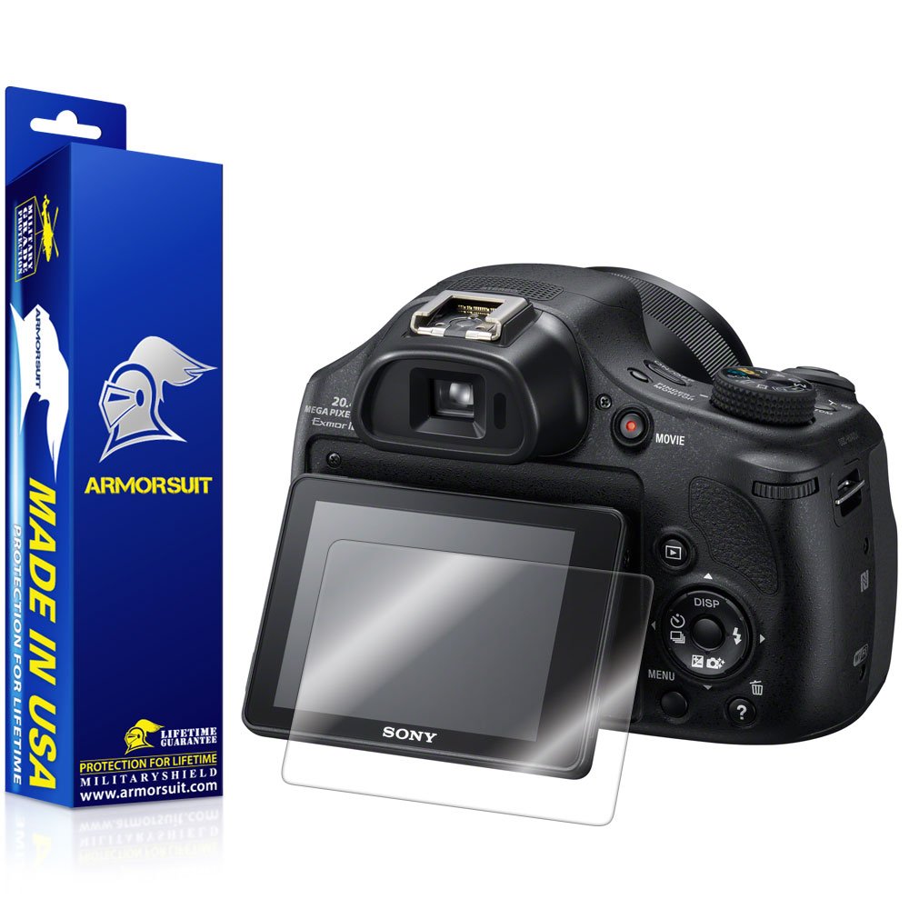 ArmorSuit MilitaryShield Screen Protector for Sony DSC-HX400V Camera - Max Coverage Anti-Bubble HD Clear Film