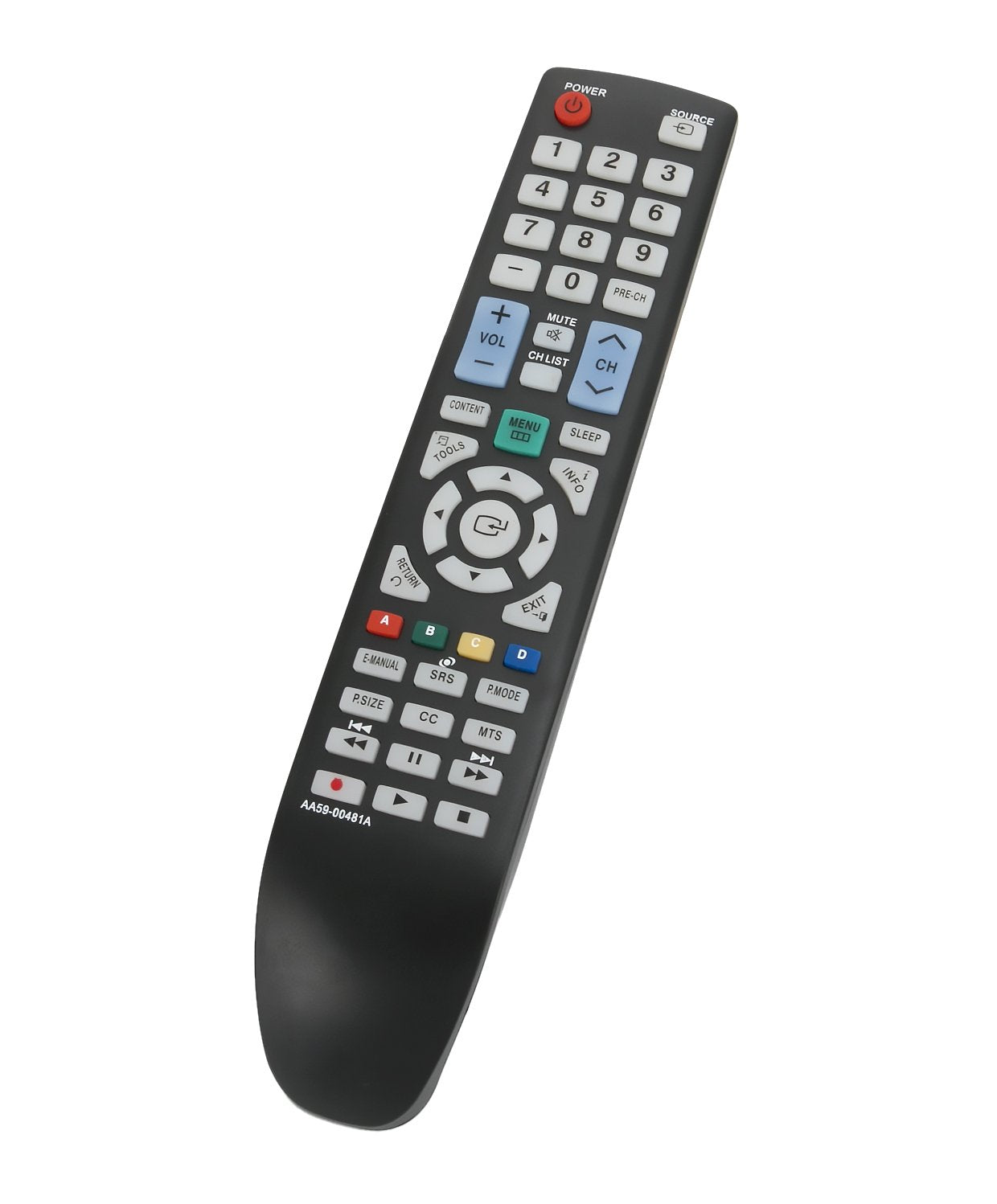 AA59-00481A Replaced Remote contro for Samsung LCD TV LN40D550K1FXZA LN40D551K8F LN32D450G1D LN32D550K1F LN46D550 LN26D450G1D LN40D550K1F LN19D450G1D