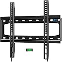 HOME VISION TV Wall Mount Fixed for Most 26-65 Inch Flat/Curved TVs with Max VESA 400X400mm up to 99Lbs Fits 16 Inch Wood Studs, Universal Low Profile