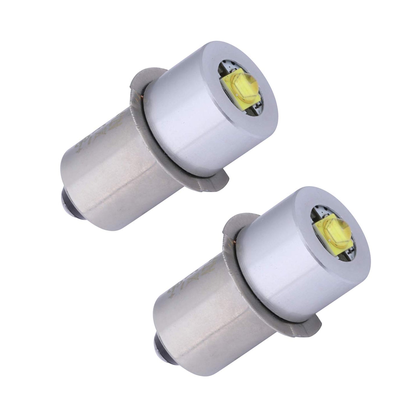 TRLIFE Maglight Replacement Bulbs DC 3V, Set of 2 Maglight LED Bulbs for Only 2 Cells C&D Flashlight Headlight, 3W Maglight Replacement Bulbs LED