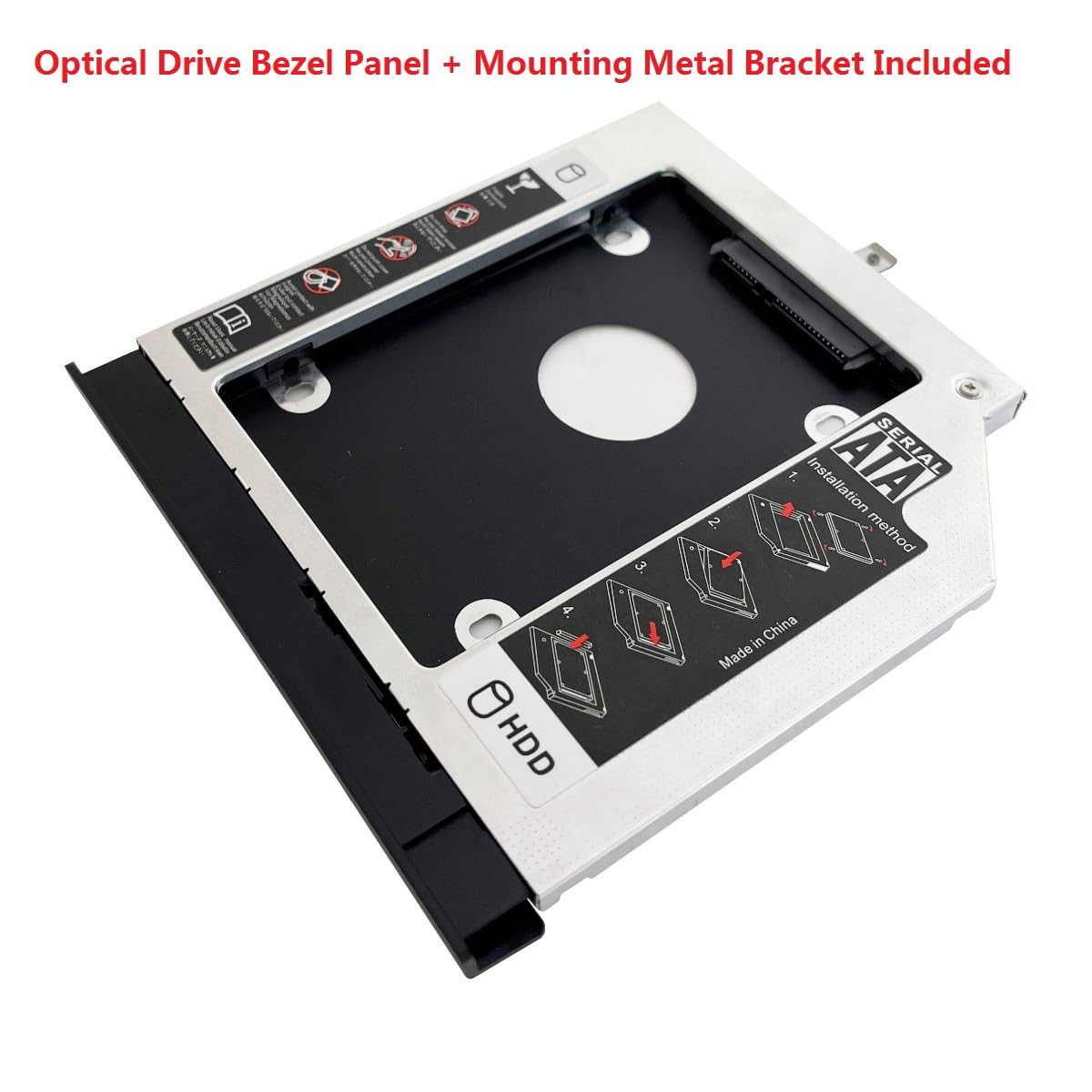 2nd HDD SSD Hard Drive Optical Bay Frame Caddy Frame Tray for Lenovo ThinkPad E570c E570 E575 only
