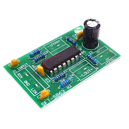 Reland Sun 1 Piece LM4863 Small Power Amplifier Board 3-5V Power Amplifier Module USB Power Supply Class AB Audio Amplifier 3 +3 W