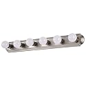 Nuvo 60/302 36-Inch Six Light Vanity Strip, Brushed Nickel