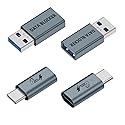 Pastall 4-Pack USB Data Blocker & USB C Data Blocker,Protect Against Illegal Downloading and Juice Jacking for Smartphone,PC,Laptop,Tablet,Only…